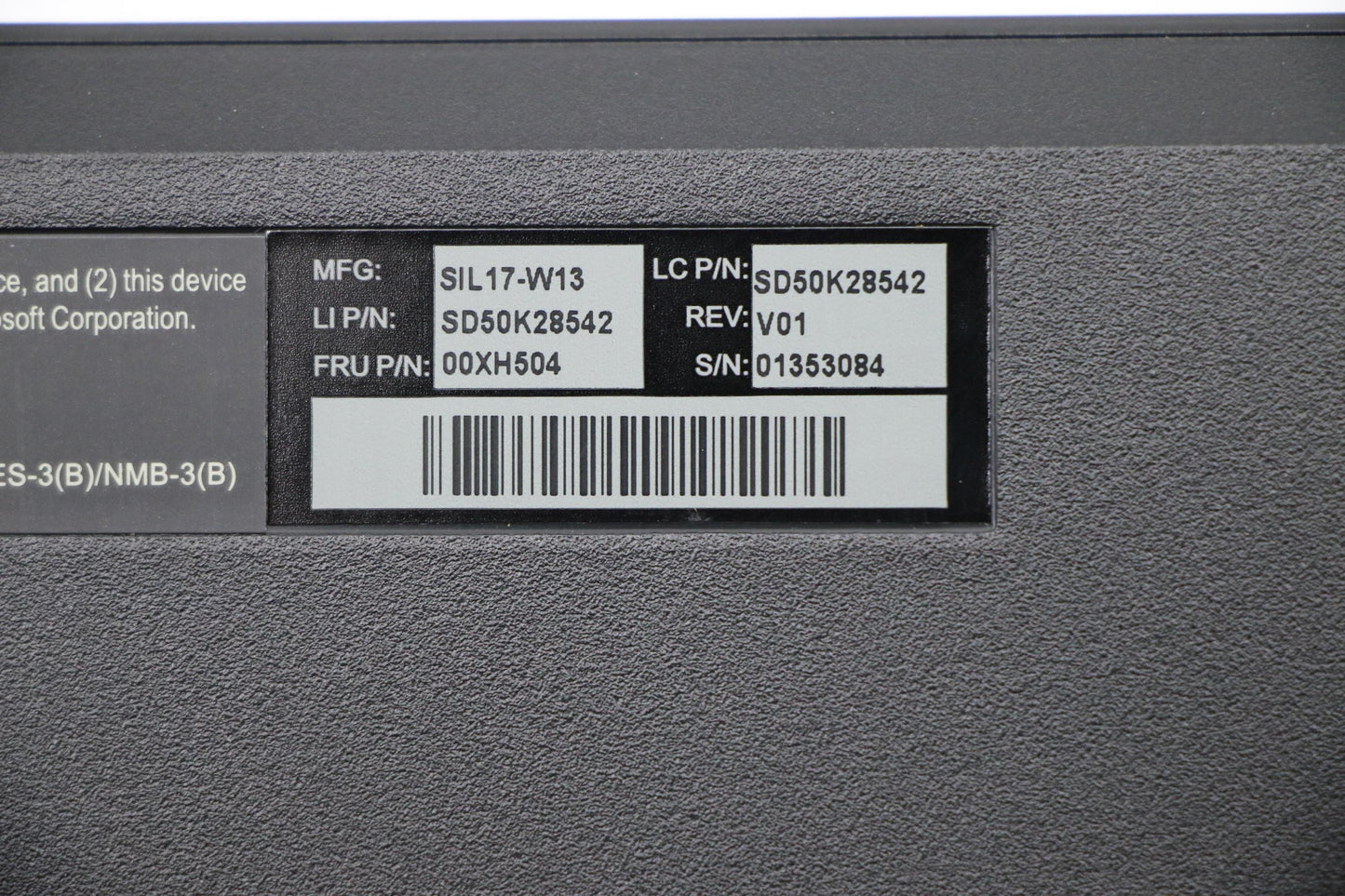 Lenovo Kb Keyboards External - 00XH504