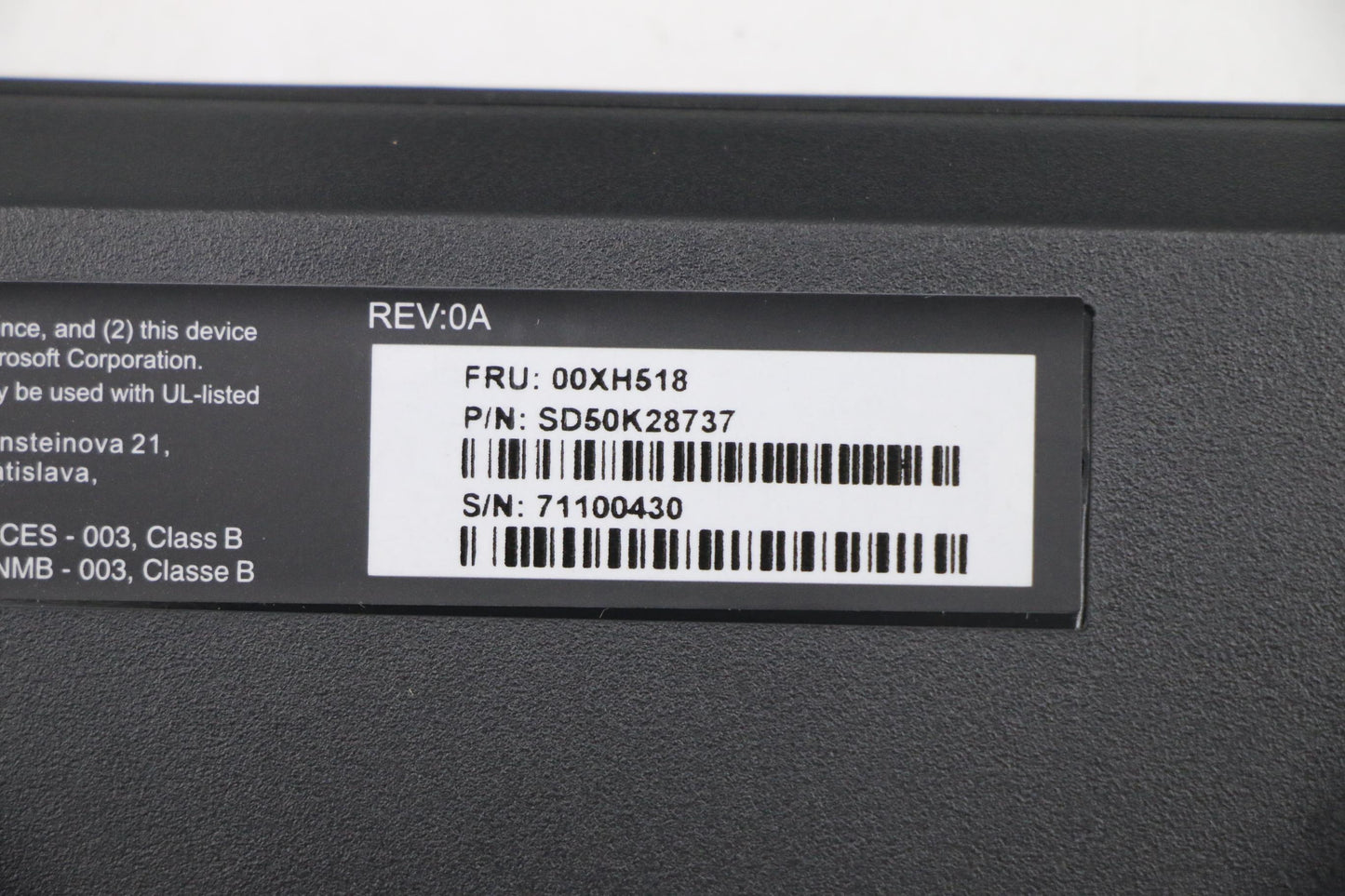 Lenovo Kb Keyboards External - 00XH518