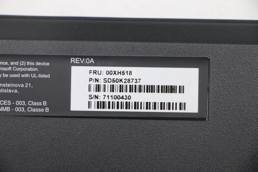 Lenovo Kb Keyboards External - 00XH518