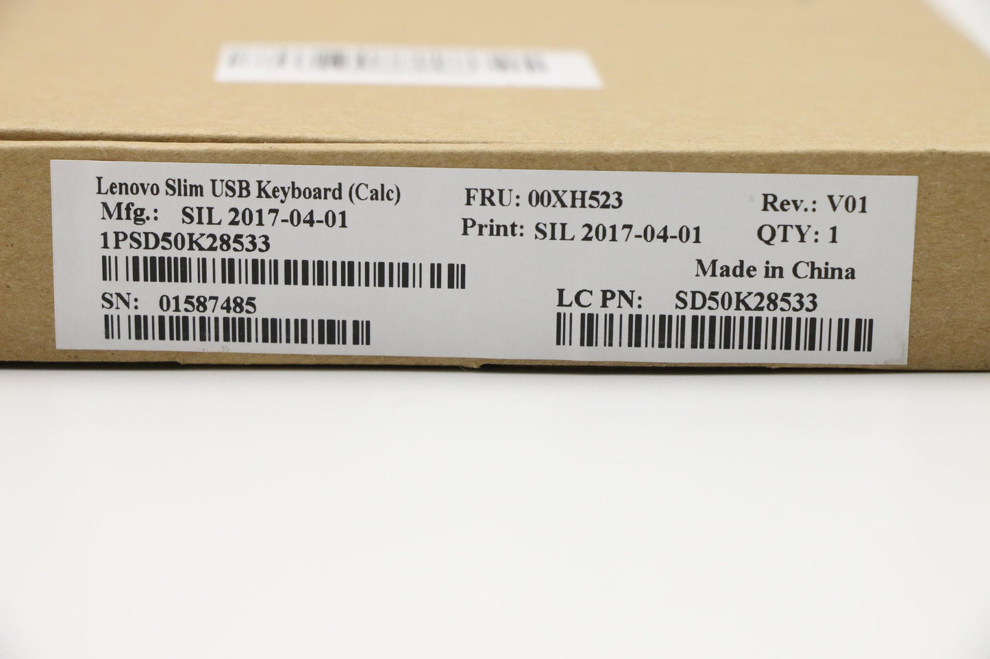Lenovo Kb Keyboards External - 00XH523