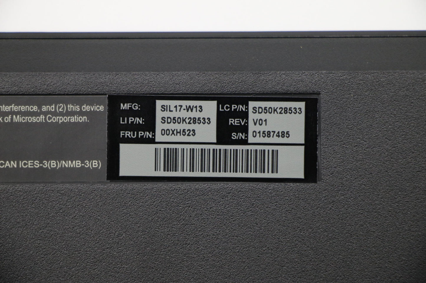 Lenovo Kb Keyboards External - 00XH523