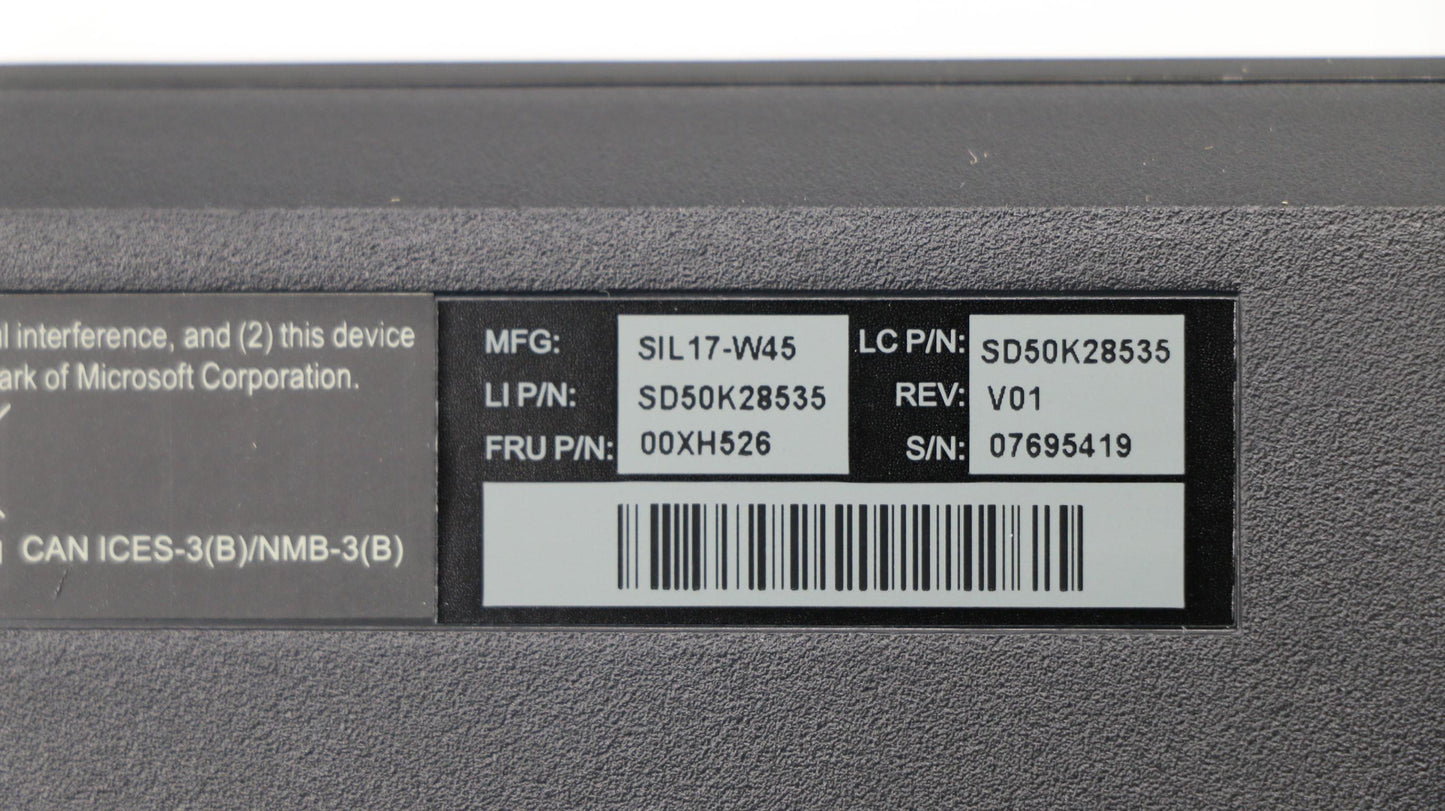 Lenovo Kb Keyboards External - 00XH526