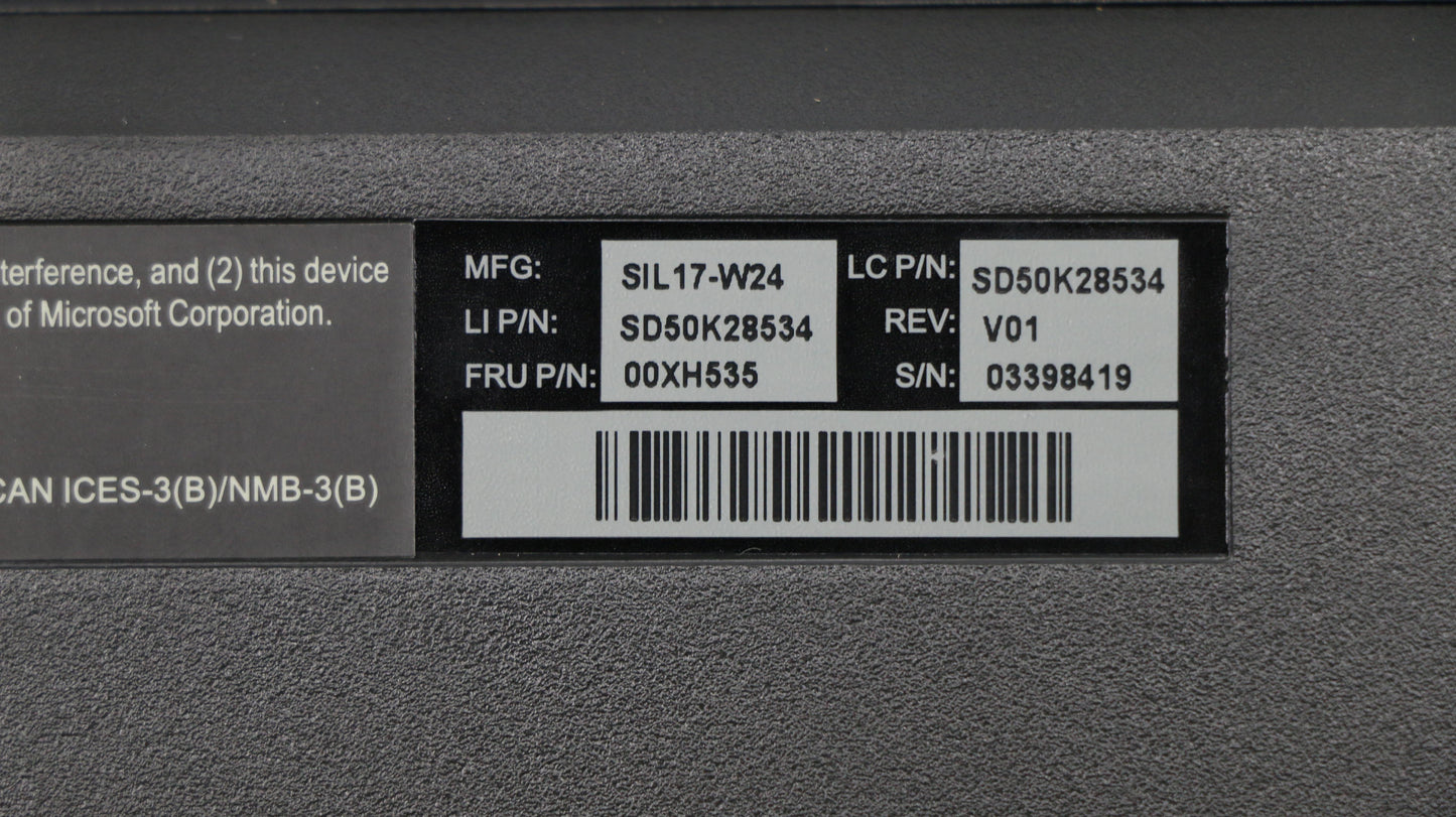 Lenovo Kb Keyboards External - 00XH535
