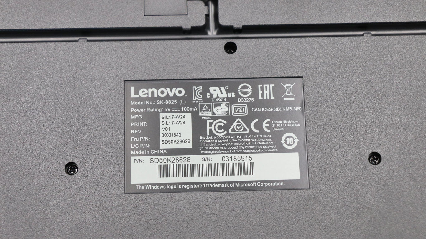 Lenovo Kb Keyboards External - 00XH542