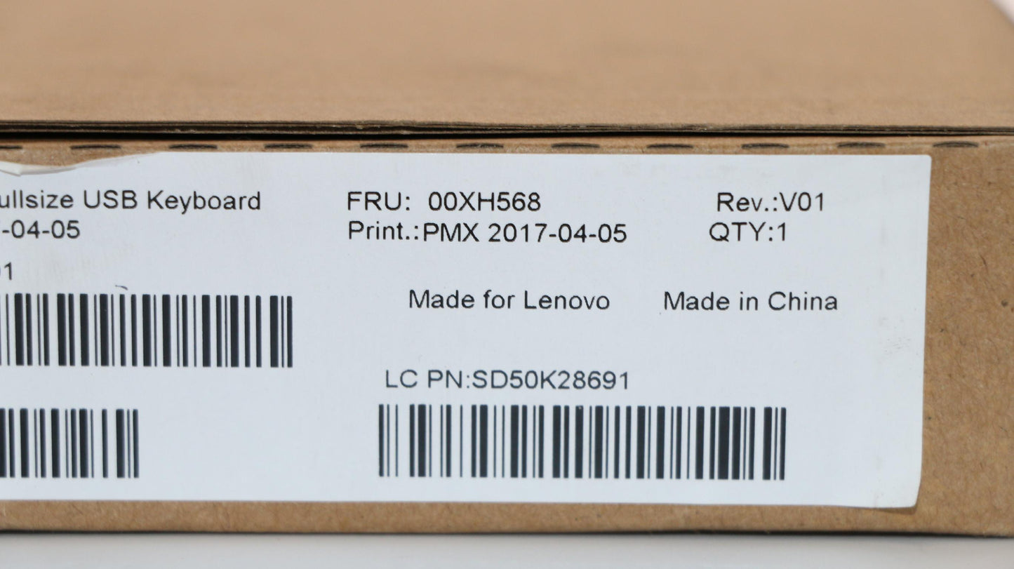 Lenovo Kb Keyboards External - 00XH568