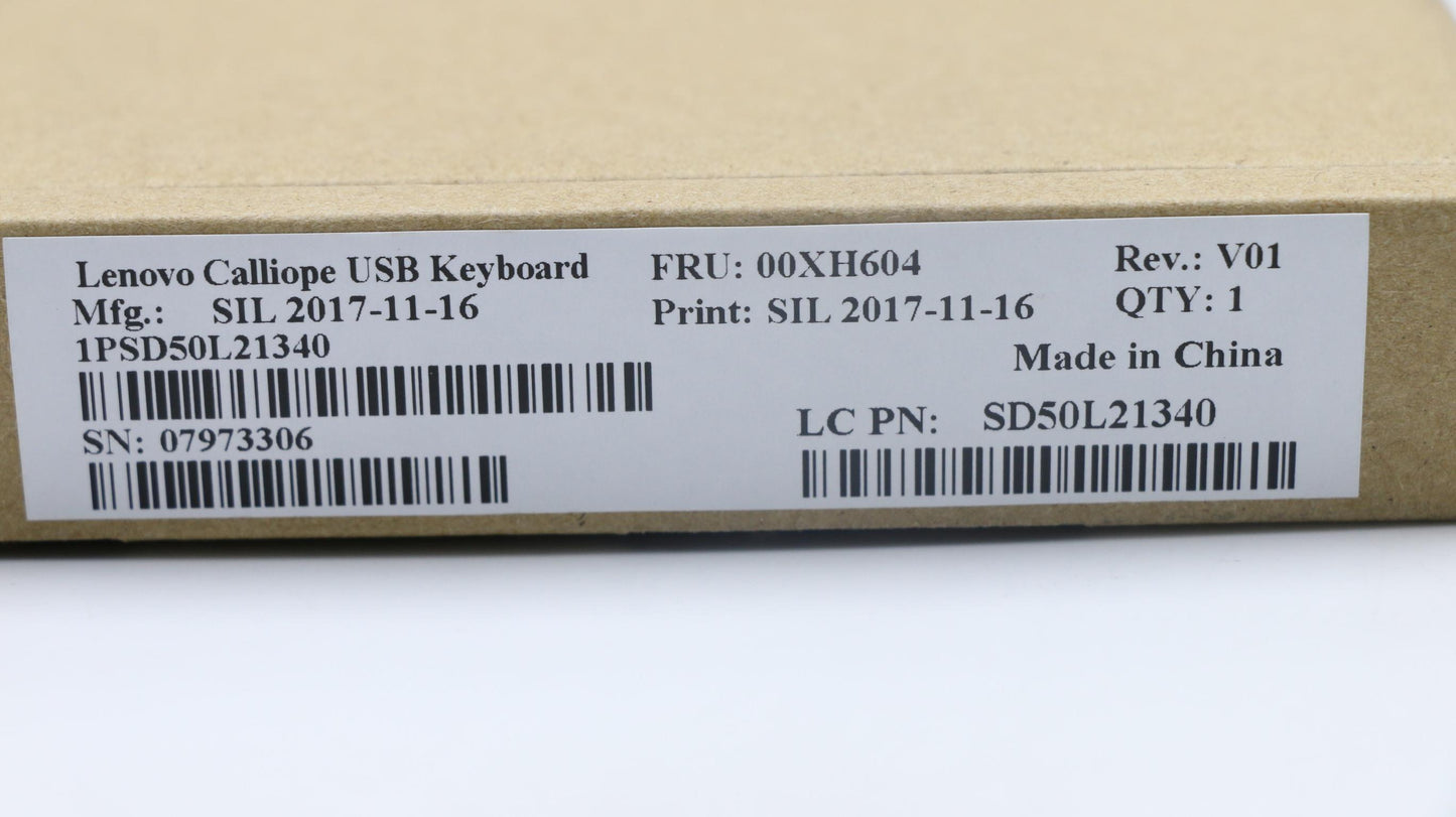 Lenovo 00XH604 Kb Keyboards External