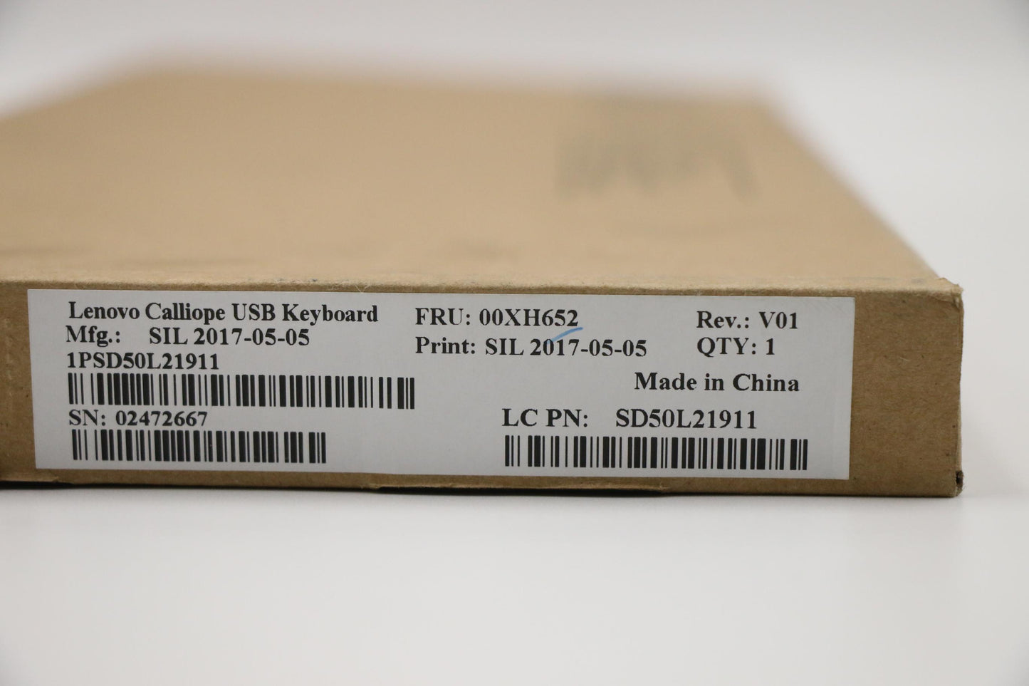 Lenovo Usb,Calliope,Kb,Wh,Gre - 00XH652