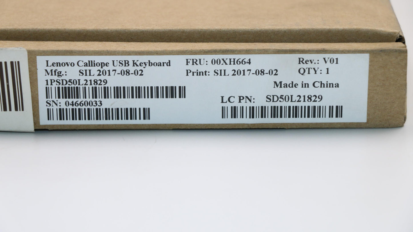 Lenovo Usb,Calliope,Kb,Wh,Por - 00XH664