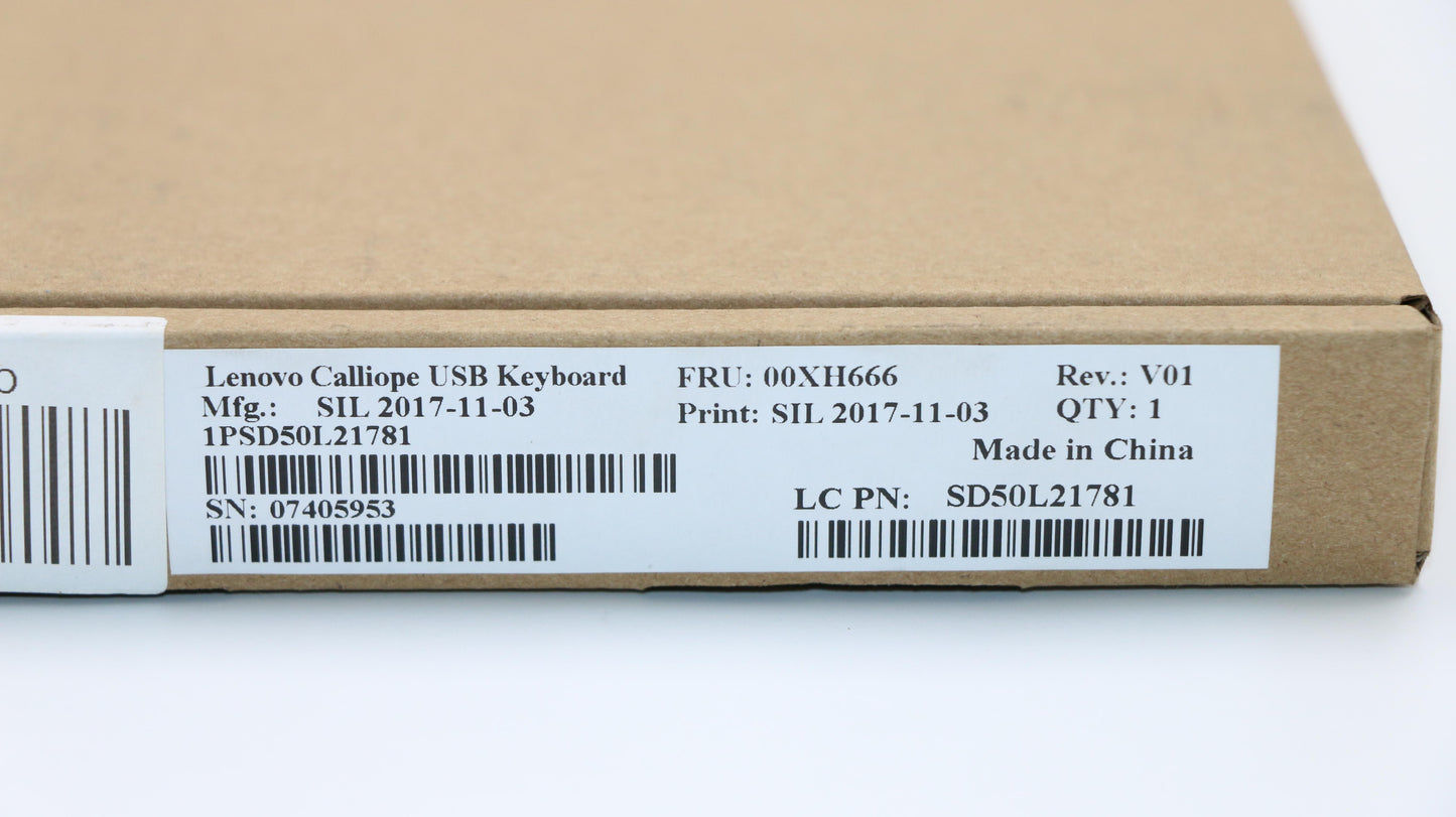 Lenovo Usb,Calliope,Kb,Wh,Rus - 00XH666
