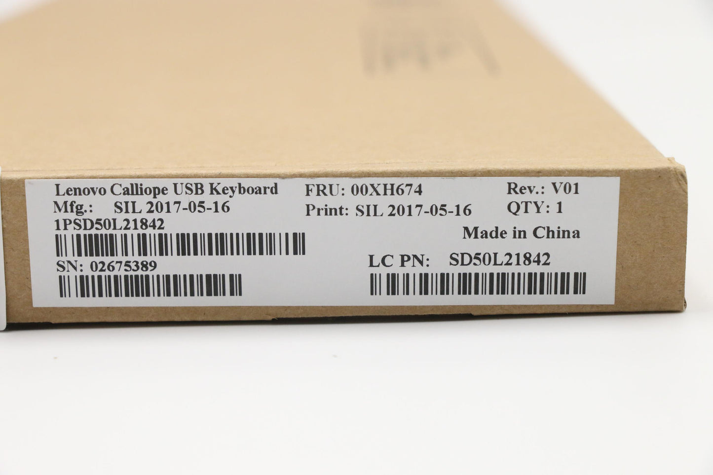 Lenovo Usb,Calliope,Kb,Wh,Tur - 00XH674