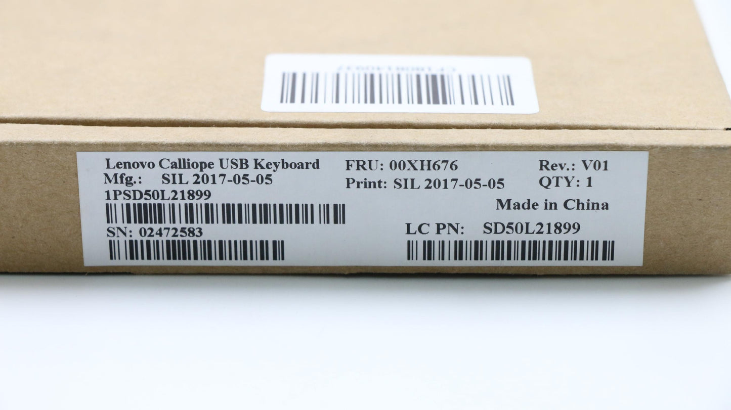 Lenovo Usb,Calliope,Kb,Wh,Euro,Eng - 00XH676