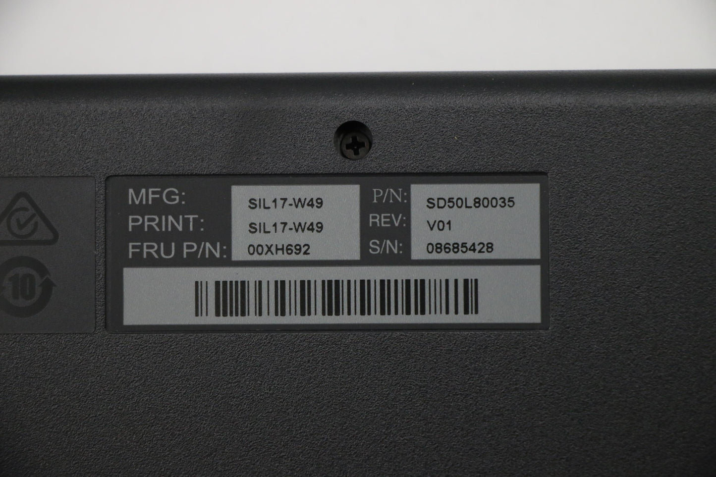 Lenovo Usb Trdtnl Kb Bk Buk - 00XH692