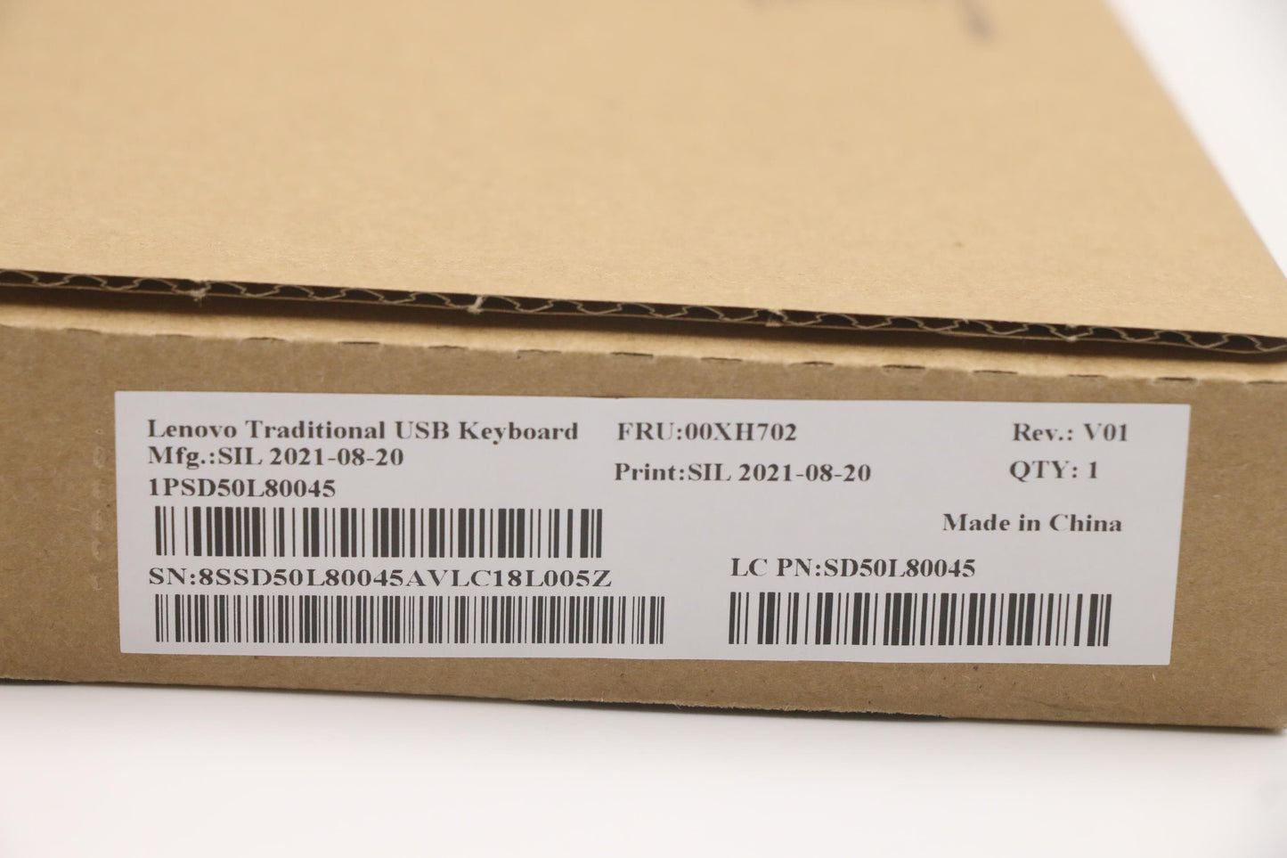Lenovo Liteon Sk8827 Usb Kb Blk De - 00XH702