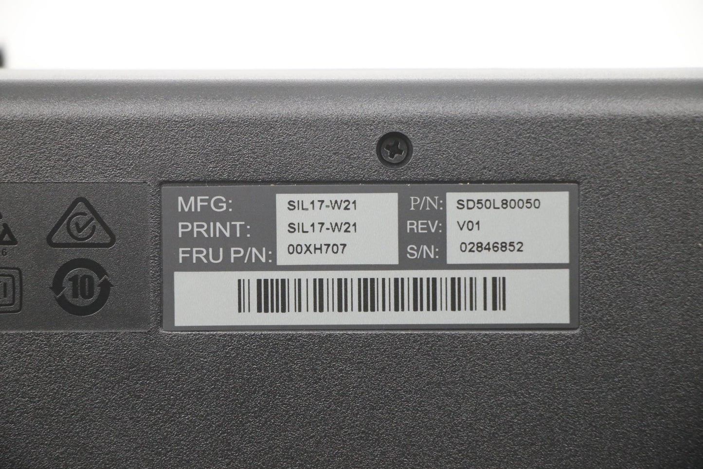 Lenovo Usb Trdtnl Kb Bk Ild - 00XH707