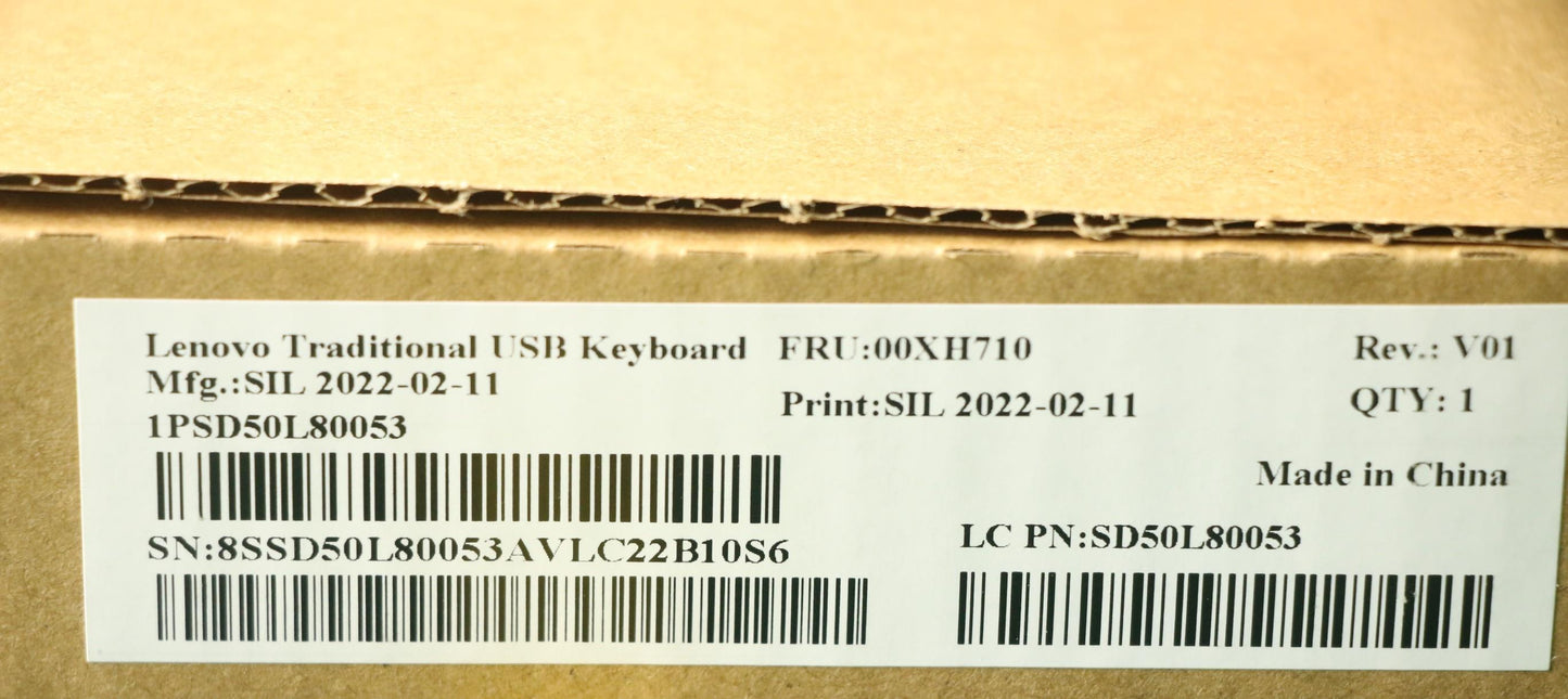 Lenovo Liteon Sk8827 Usb Kb Blk Jp-Pm - 00XH710