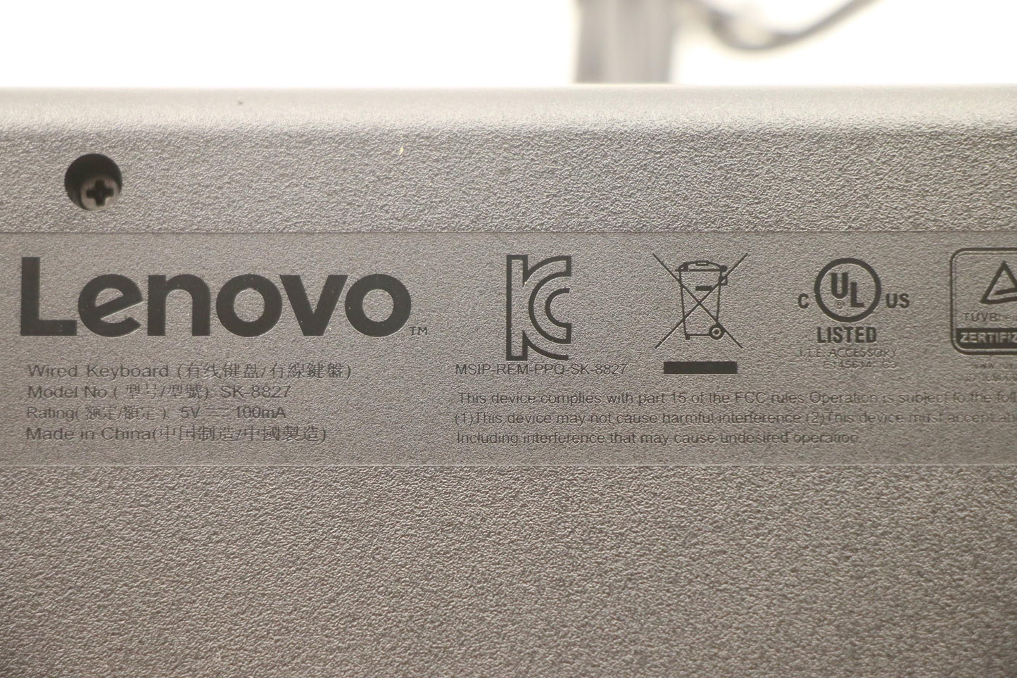 Lenovo 00XH717 Usb Trdtnl Kb Bk Rus