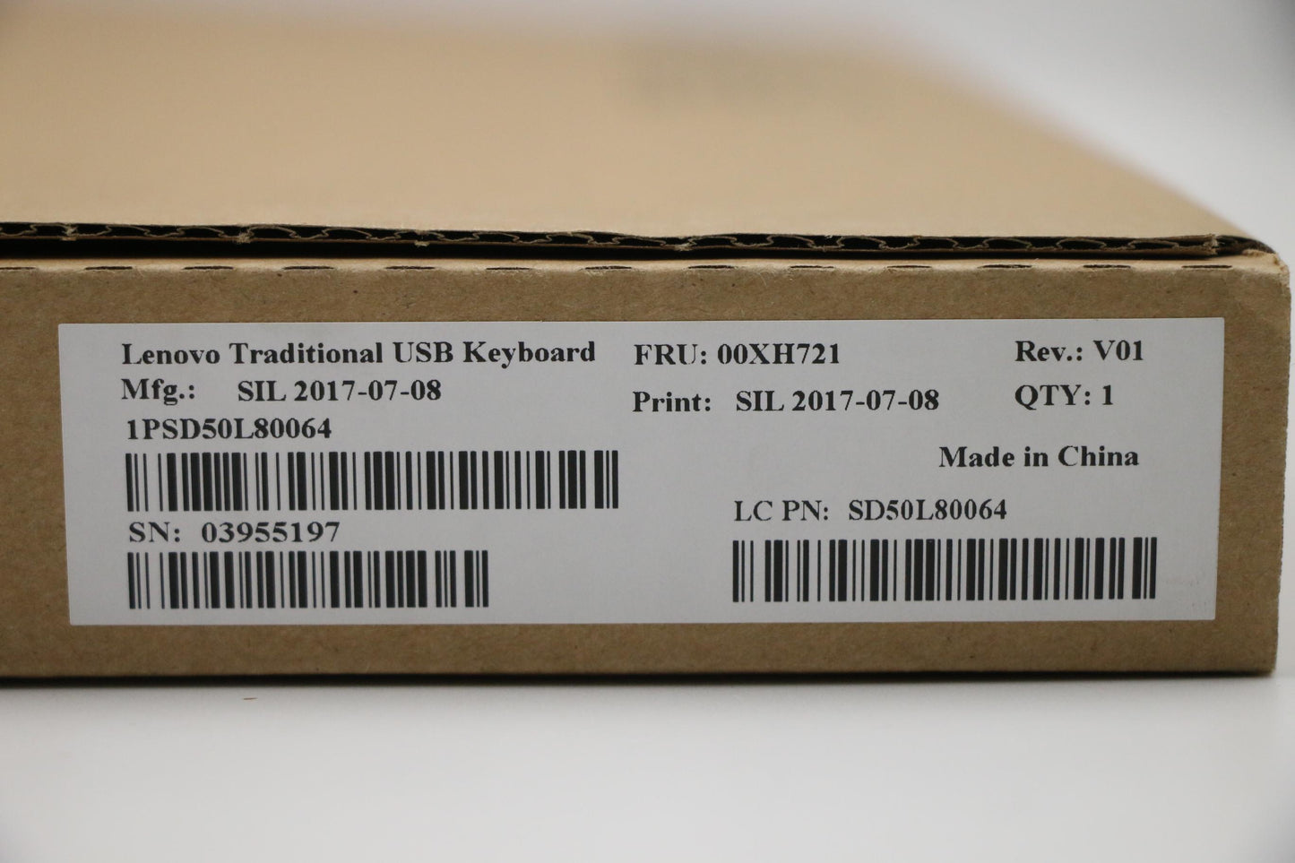 Lenovo Liteon Sk8827 Usb Kb Blk Swe-F - 00XH721
