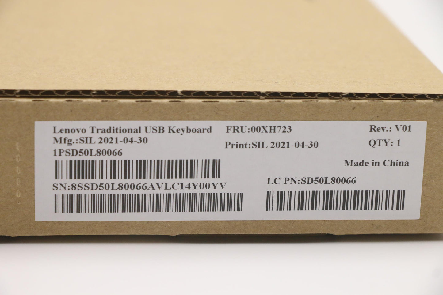 Lenovo Usb Trdtnl Kb Bk Thai - 00XH723