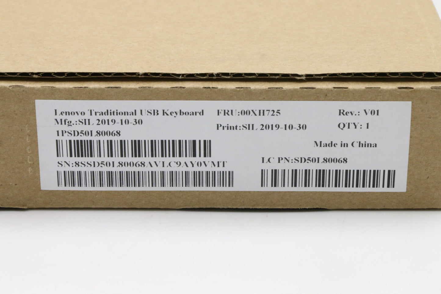 Lenovo Liteon Sk8827 Usb Kb Blk Tr 17 - 00XH725