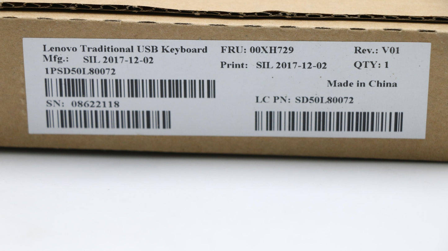 Lenovo Usb Trdtnl Kb Bk 470 Ara - 00XH729