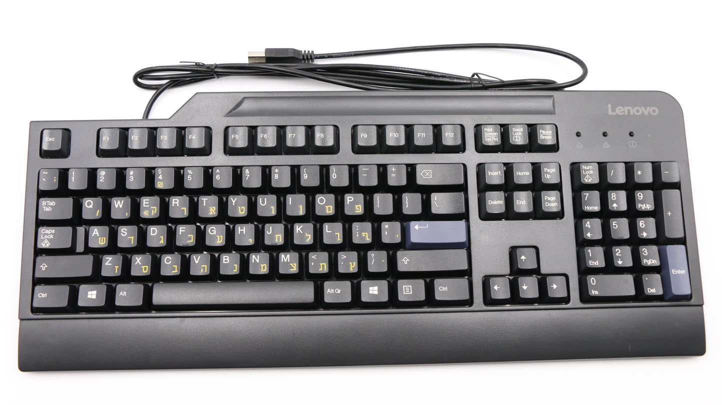 Lenovo Dt Kyb Usb Kb Hebrew Y - 00XH744