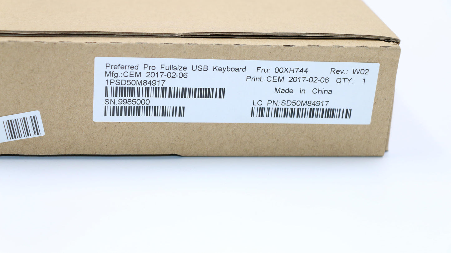 Lenovo Dt Kyb Usb Kb Hebrew Y - 00XH744