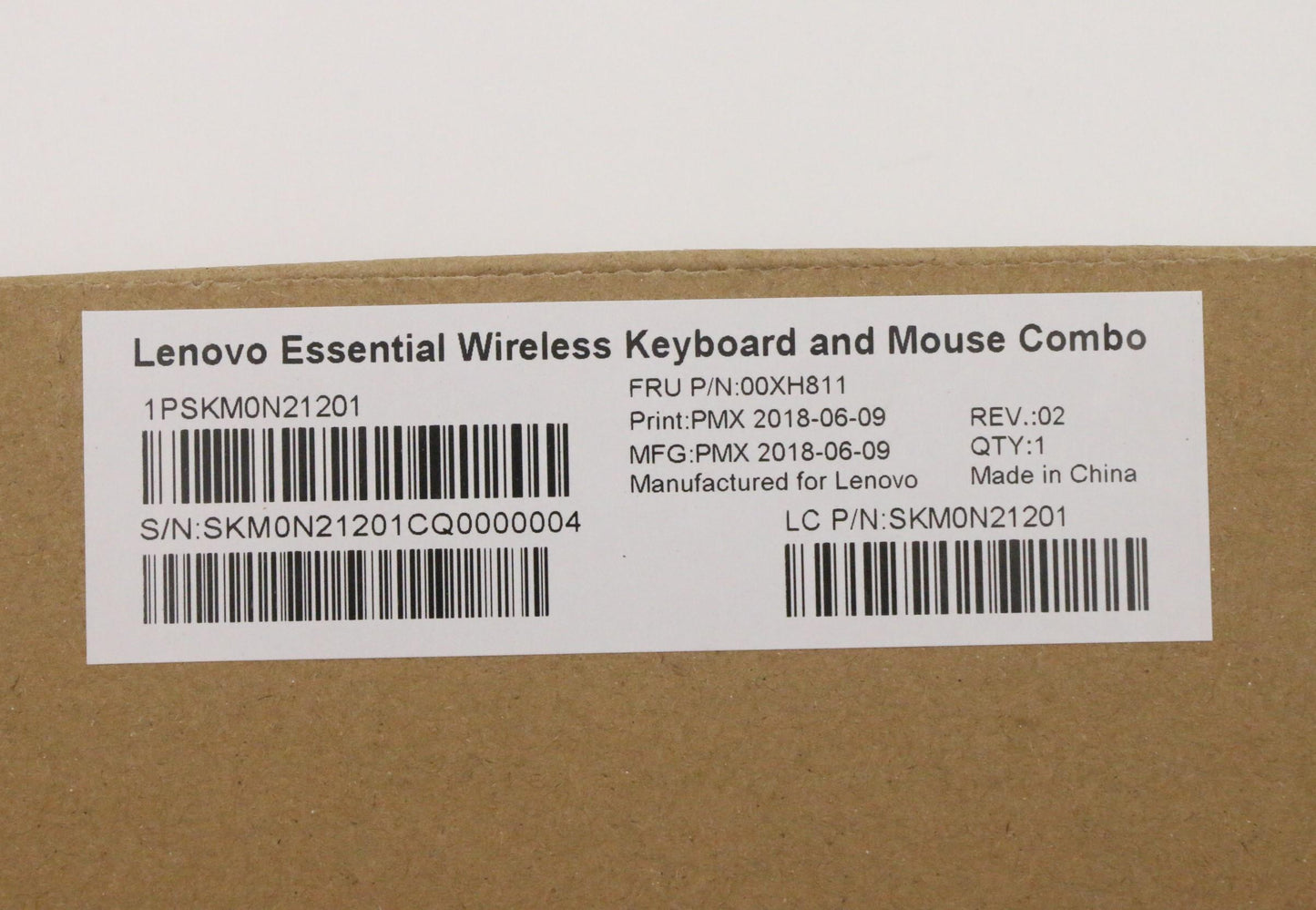 Lenovo Wlkmcalliopebkgre/Uk - 00XH811