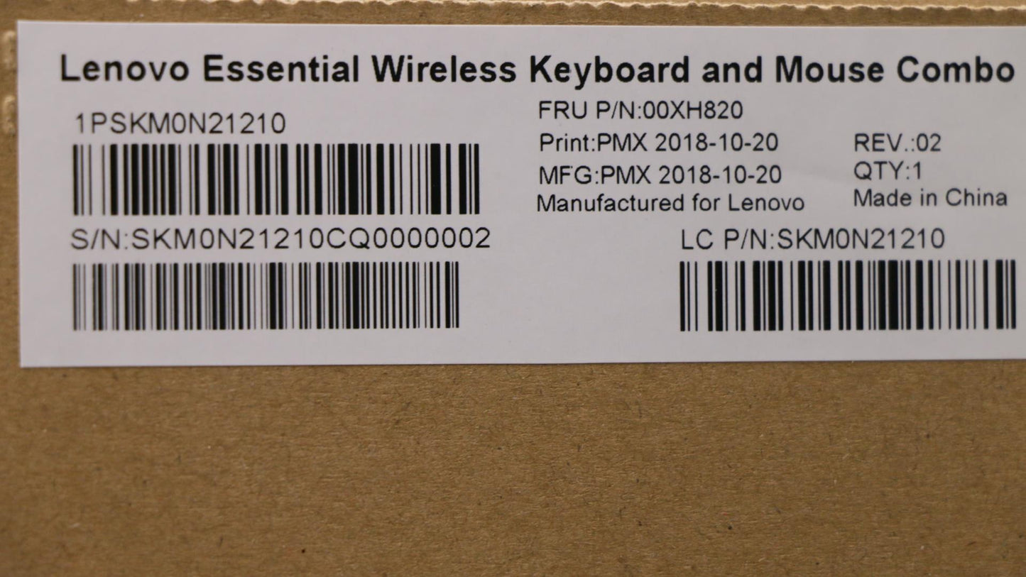 Lenovo Wlkmcalliopebklaspa - 00XH820