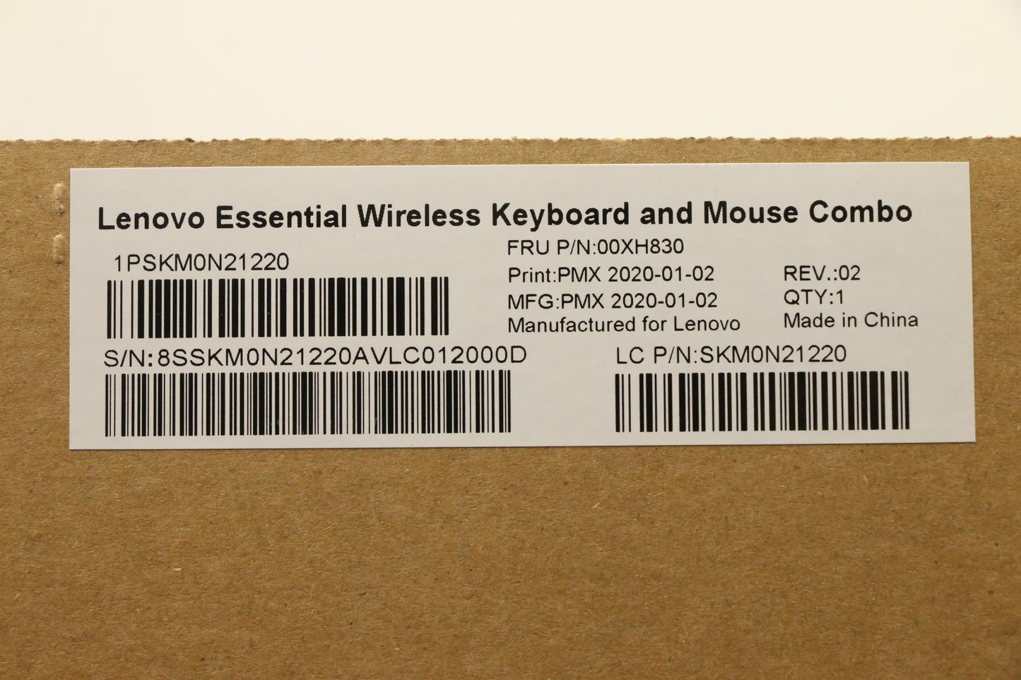 Lenovo Wlkmcalliopebksws - 00XH830