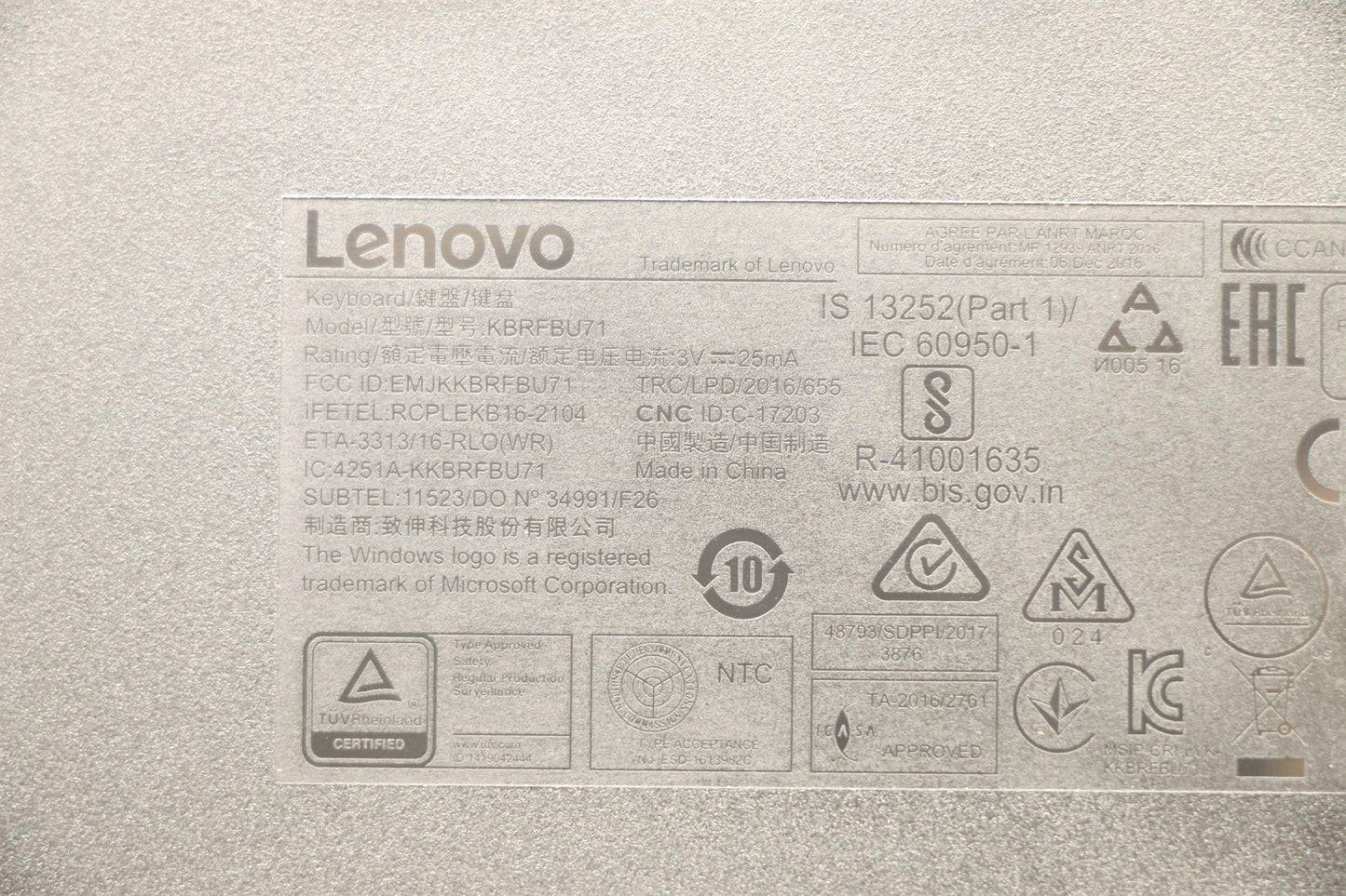 Lenovo Wlkmcalliopebksws - 00XH830