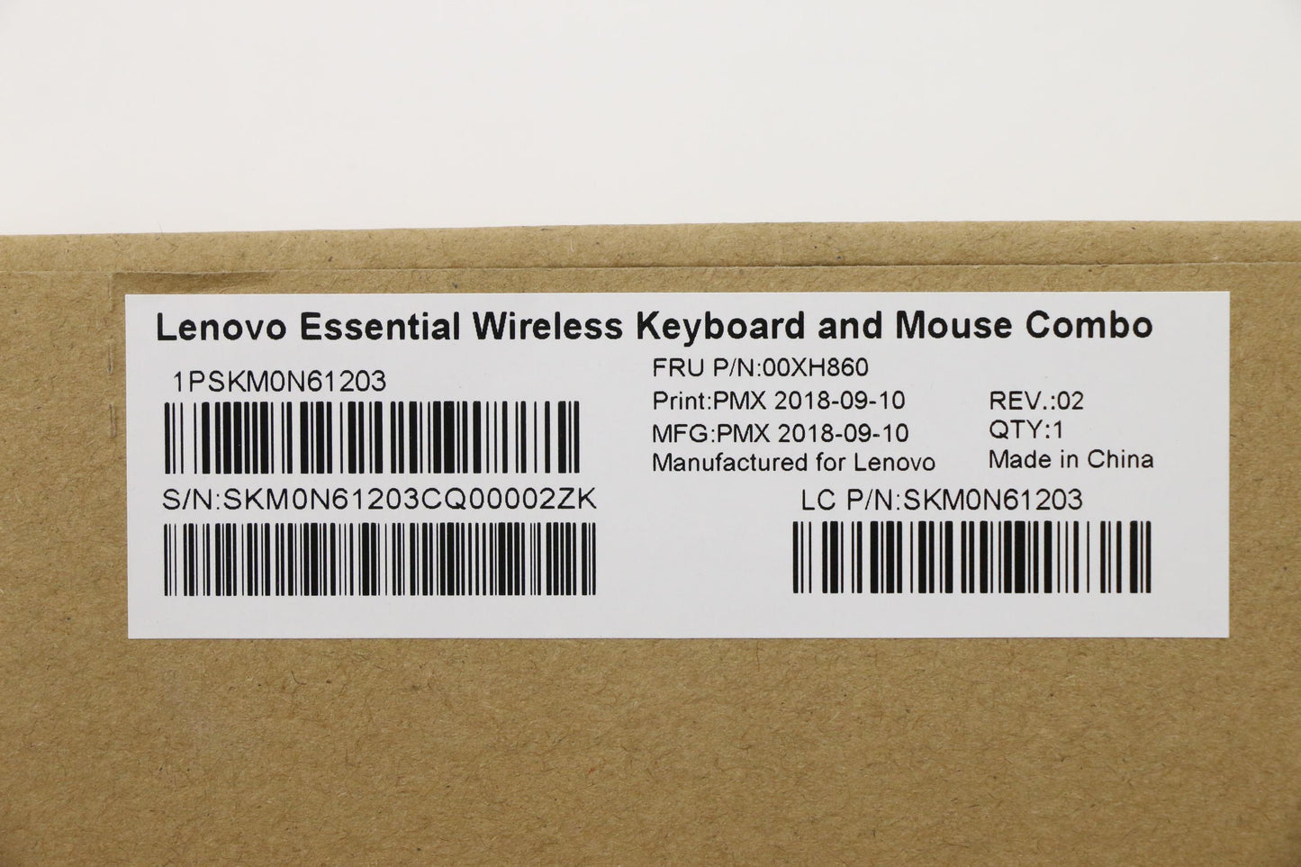 Lenovo Wl Km Calliope Sr Ger - 00XH860