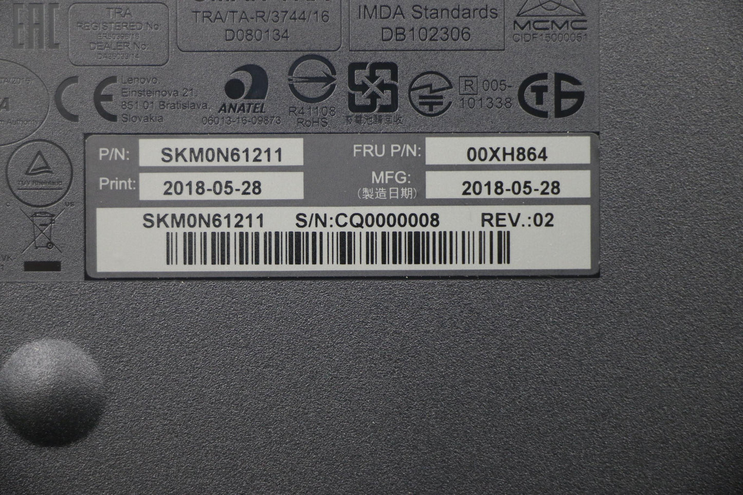 Lenovo Wl Km Calliope Sr Hun - 00XH864