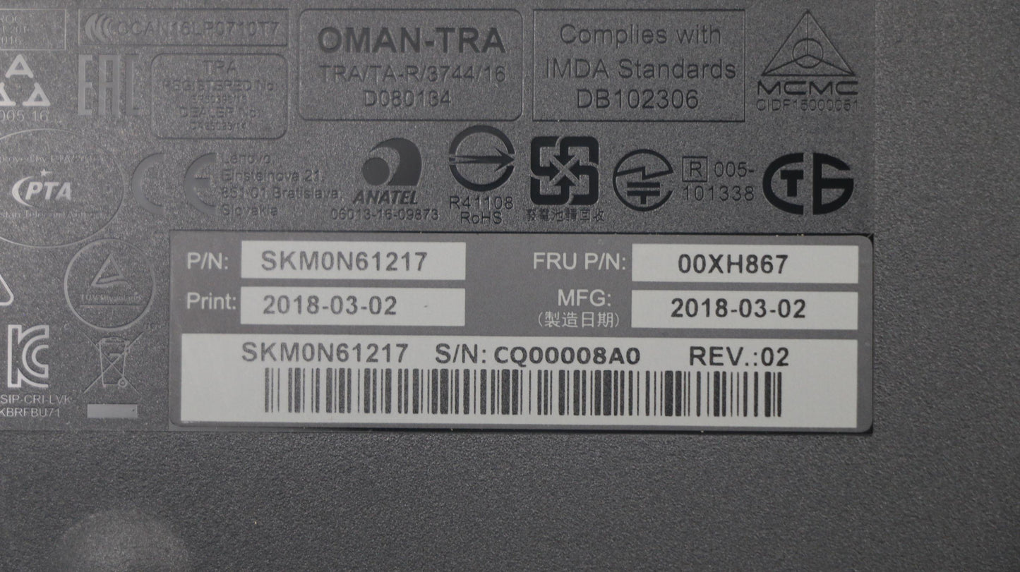 Lenovo Wl Km Calliope Sr Jpn - 00XH867