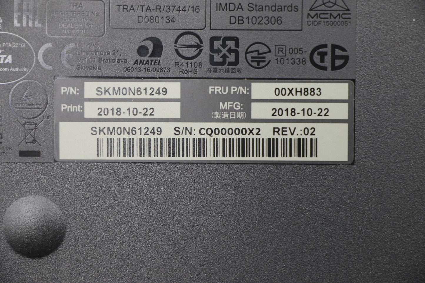 Lenovo Wl Km Calliope Sr Tur - 00XH883