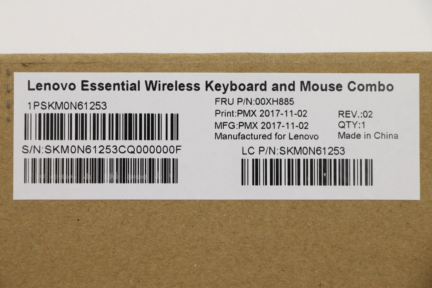 Lenovo Wl Km Calliope Sr Euro Eng - 00XH885