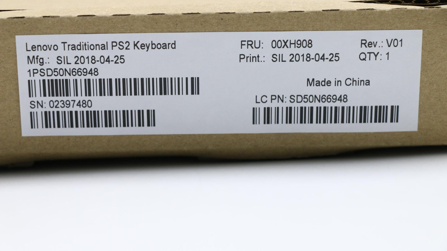 Lenovo Ps2 Trdtnl Kb Bk 445 Fra - 00XH908