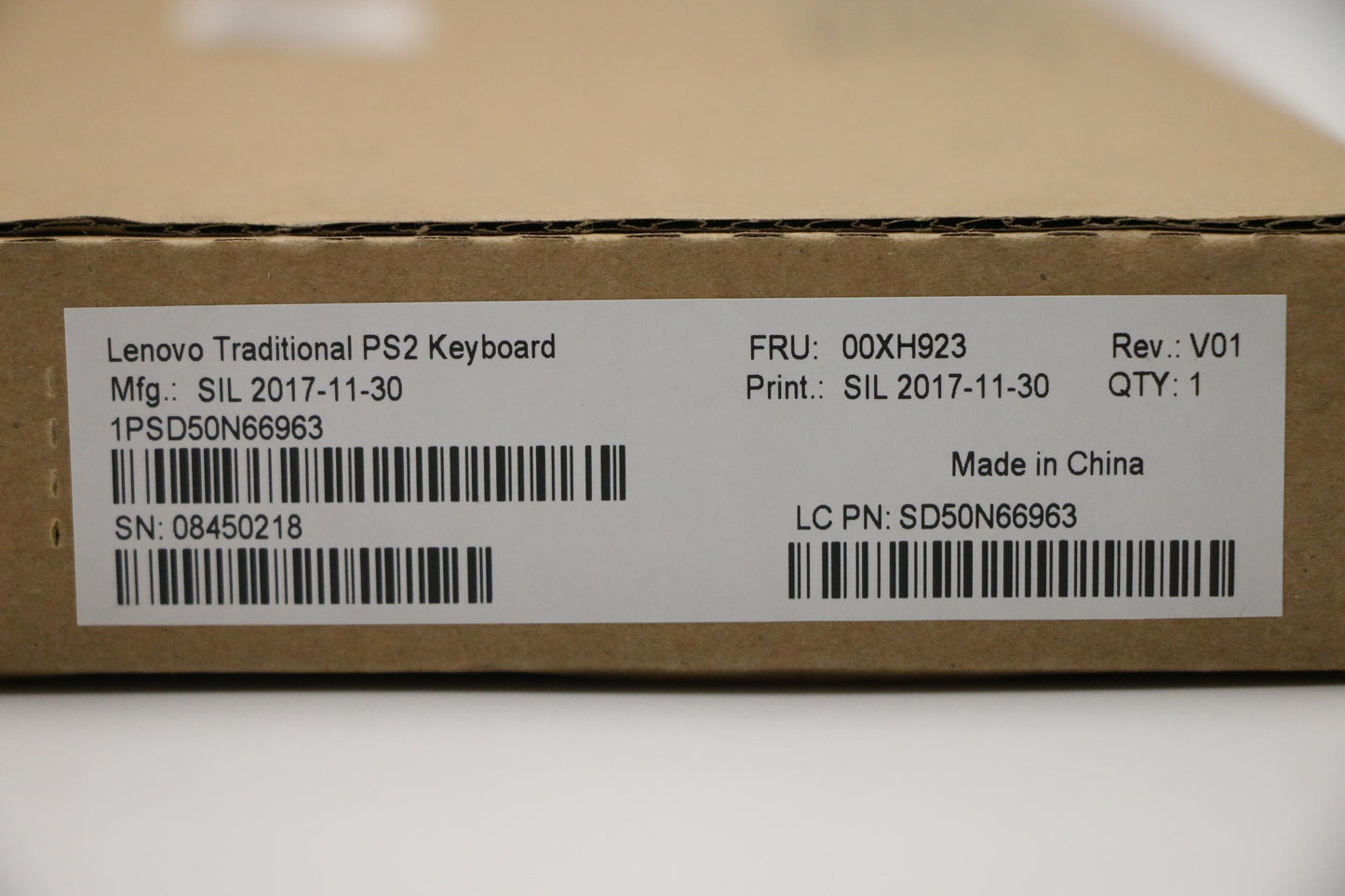Lenovo Ps2 Trdtnl Kb Bk Por - 00XH923