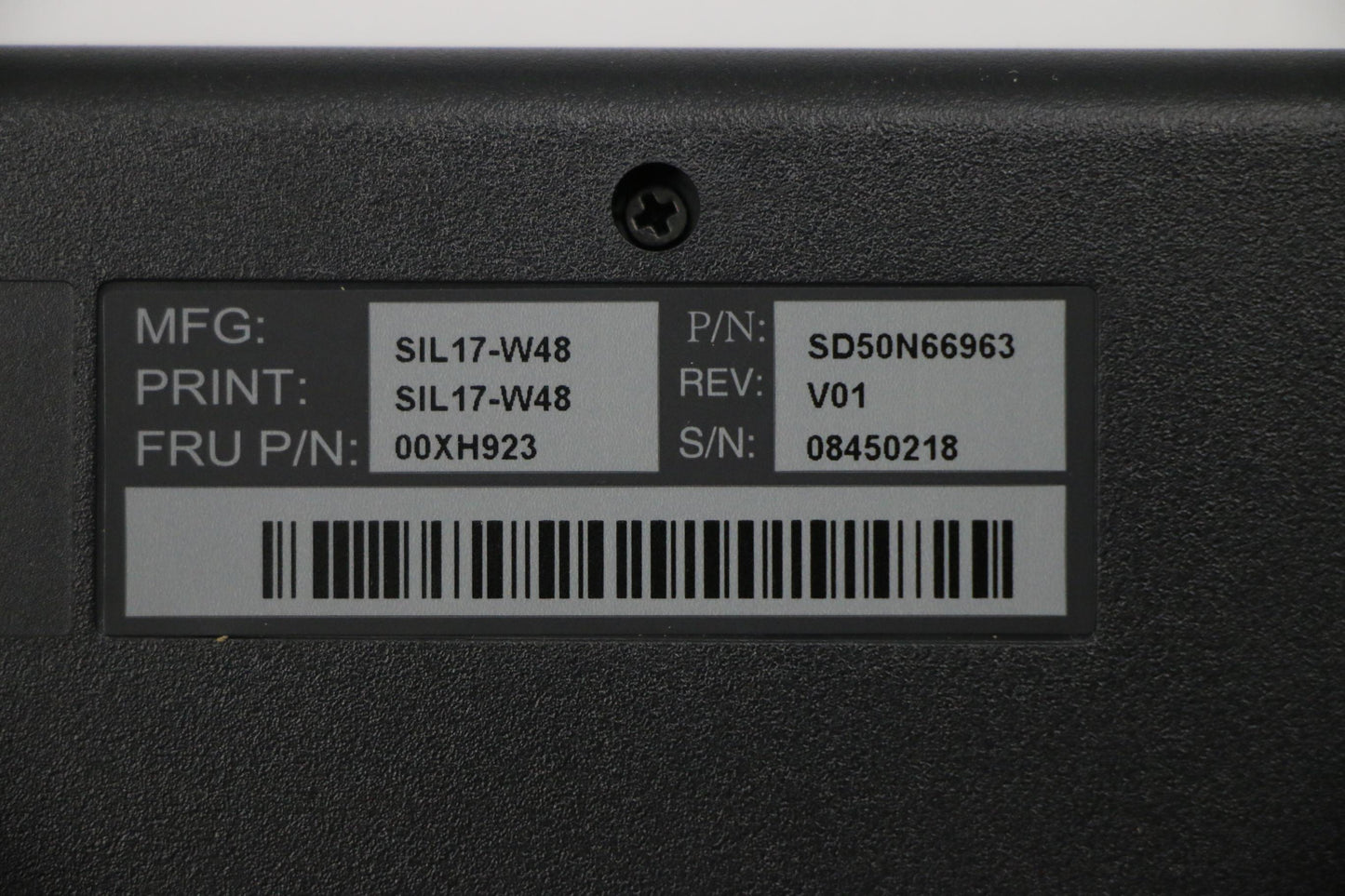 Lenovo Ps2 Trdtnl Kb Bk Por - 00XH923