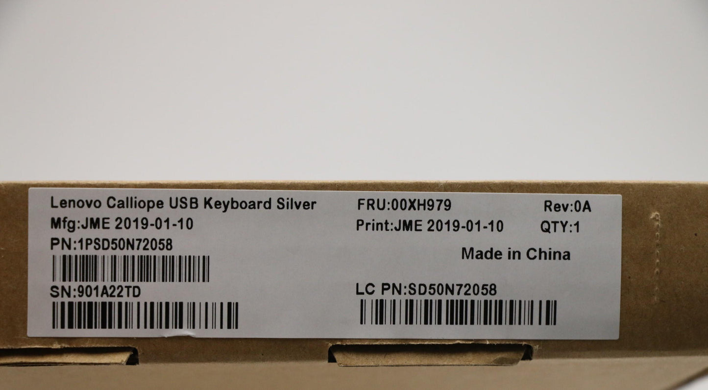 Lenovo Usb Calliope Kb Sr Thai - 00XH979