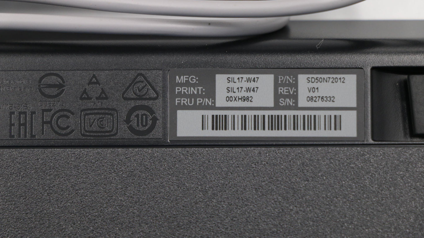Lenovo Usb Calliope Kb Sr Uke - 00XH982