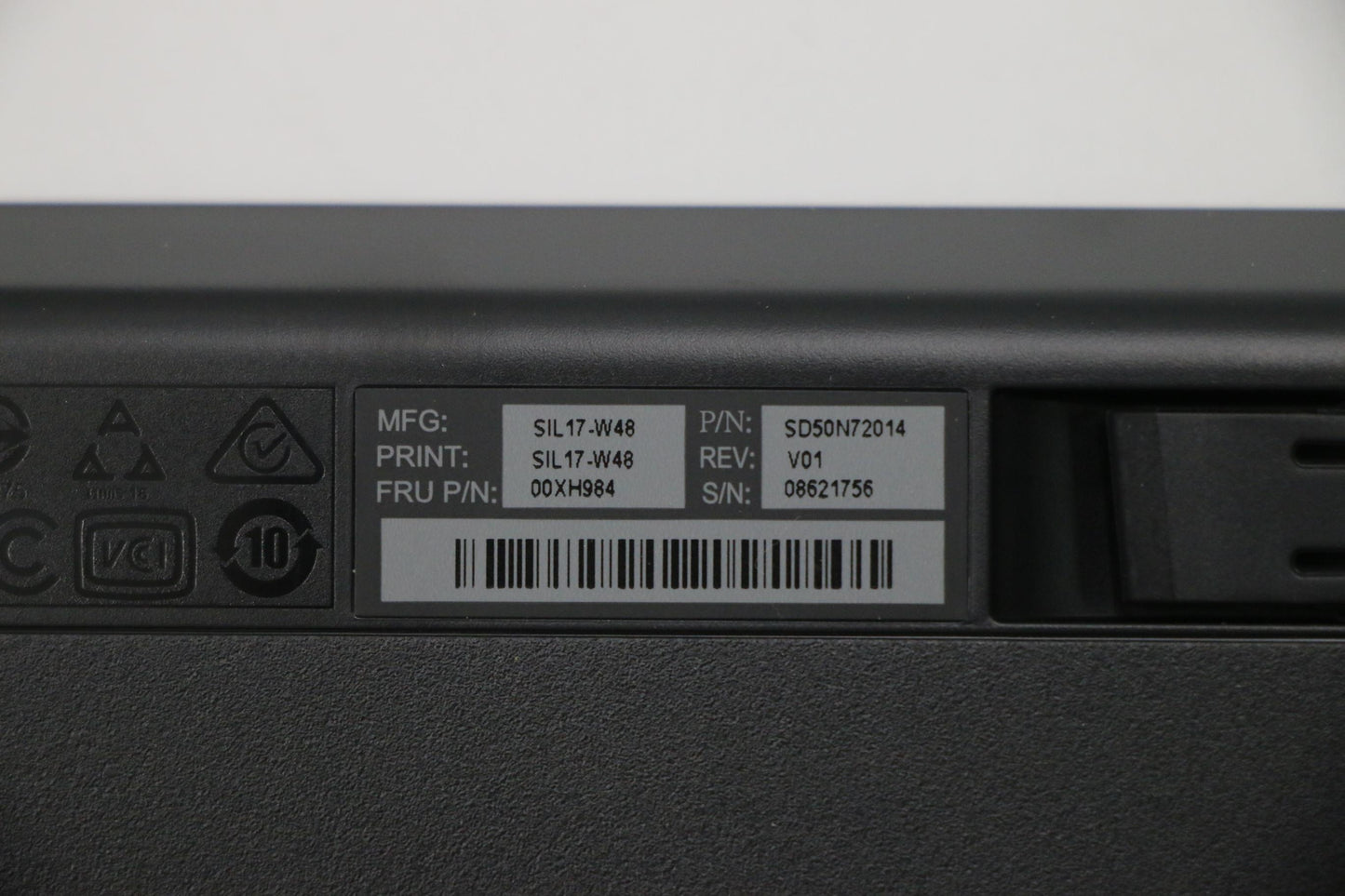 Lenovo Usb Calliope Kb Sr Slv - 00XH984
