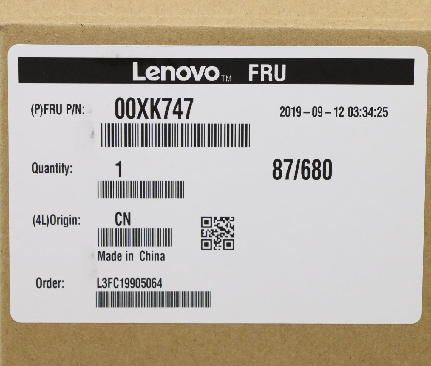 Lenovo 00XK747 512G 257Mmsata6Gsamopal