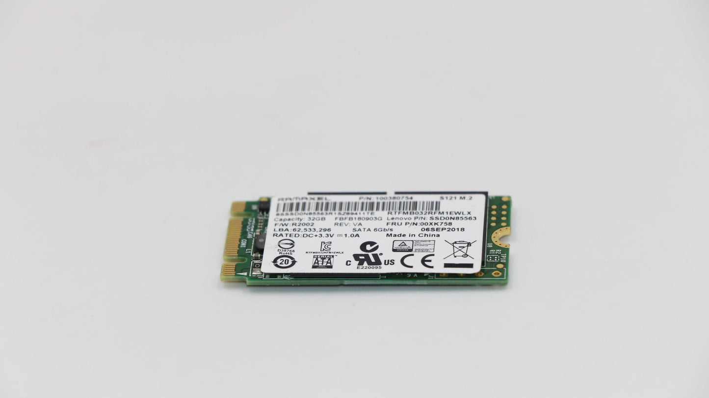 Lenovo 00XK758 Ssdasm 32Gm22242Sata6Gramstd