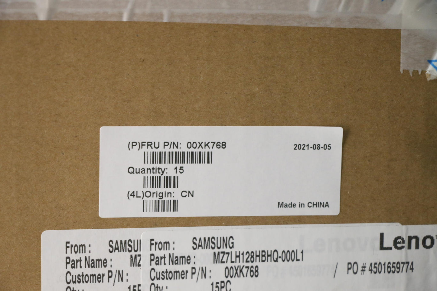 Lenovo 128G, 2.5,7Mm,Sata6G,Sam - 00XK768