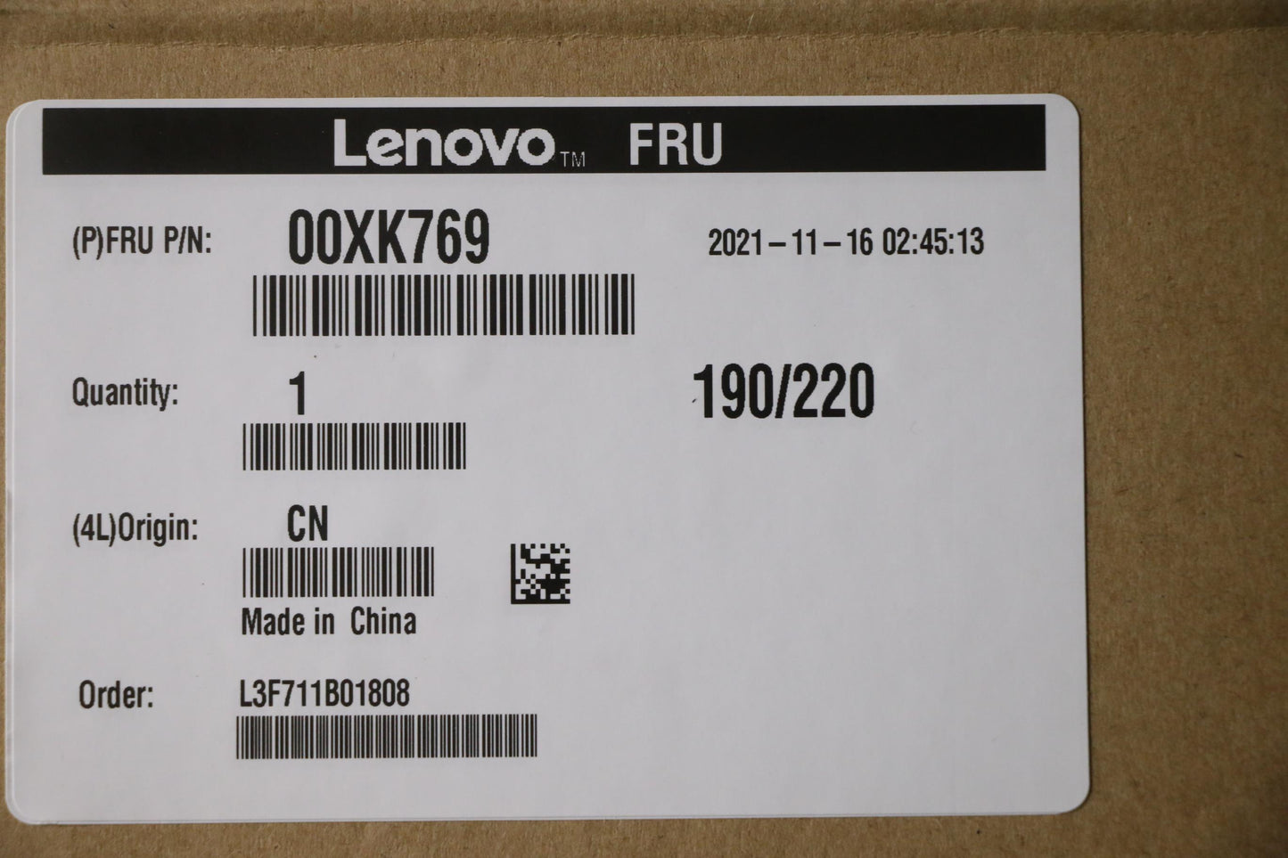 Lenovo 256G 2.5 7Mm Sata6G Sam Opal - 00XK769