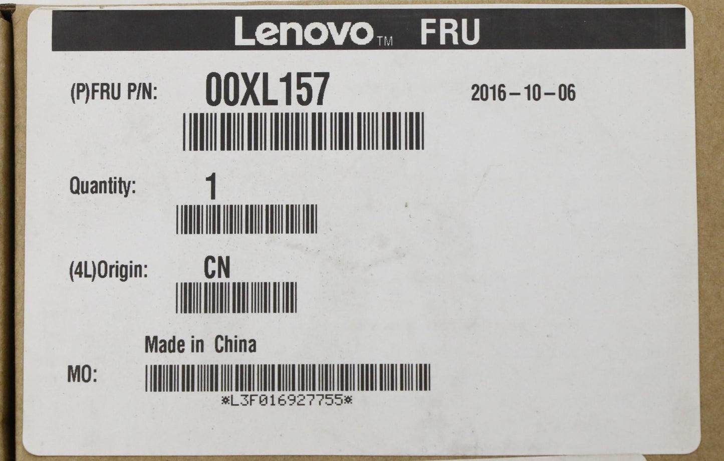 Lenovo 00XL157 Ct Cables Internal