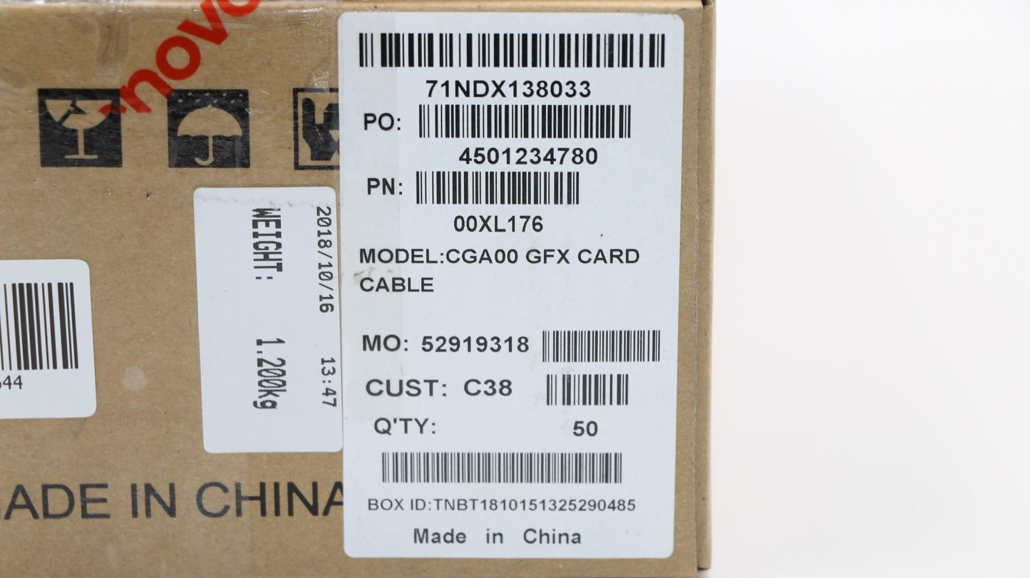 Lenovo 00XL176 Gfx Card Cable