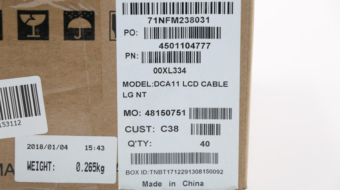 Lenovo Lcd Cable Lg Nt - 00XL334