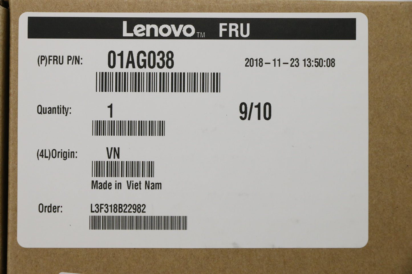 Lenovo Pu Processors - 01AG038