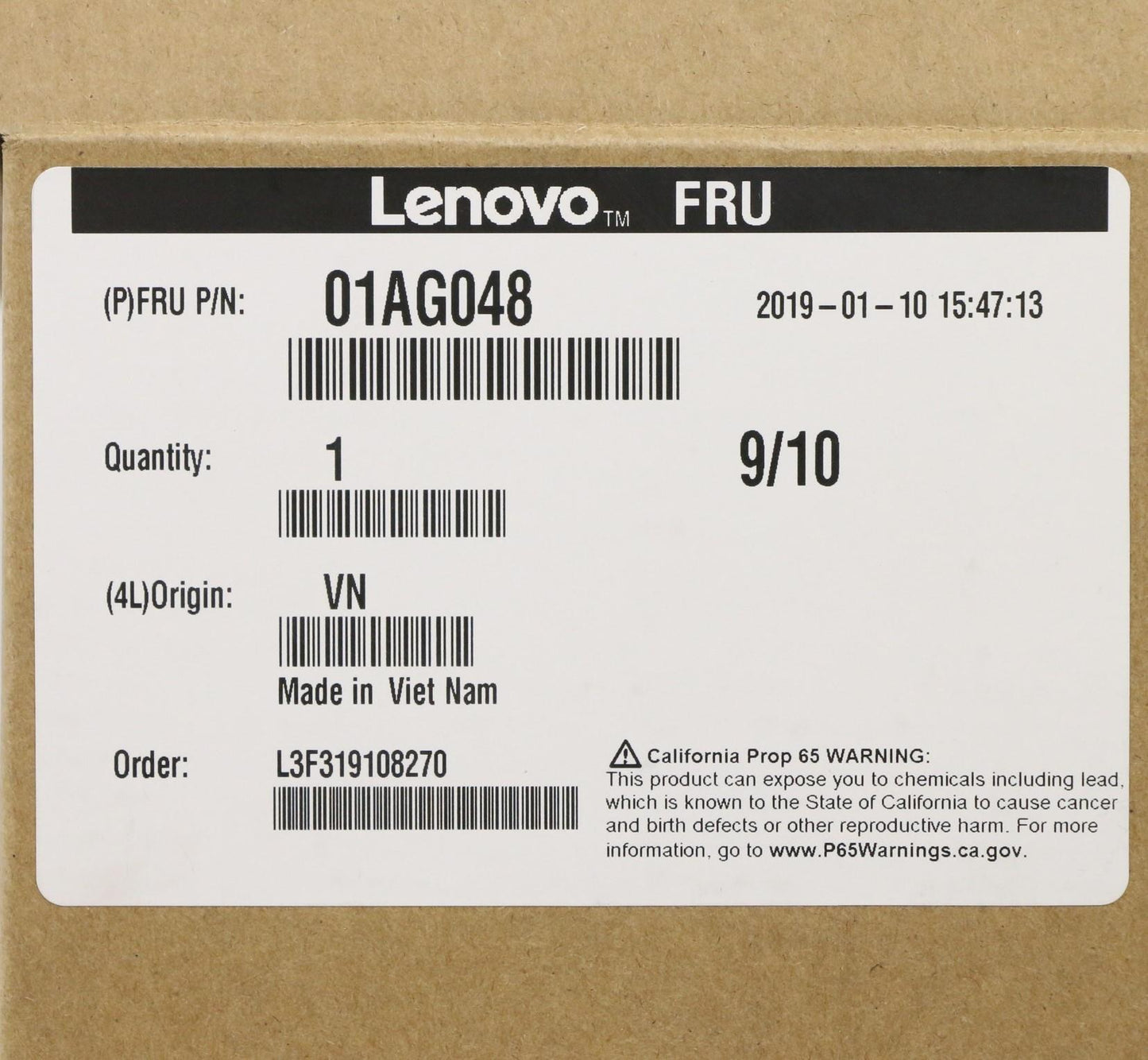 Lenovo Pu Processors - 01AG048